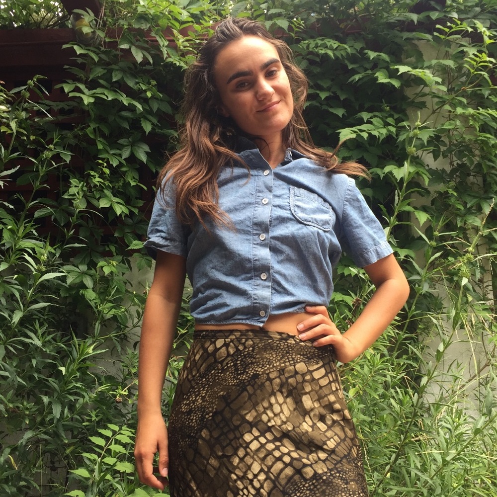 Lucky Brand Denim crop top!